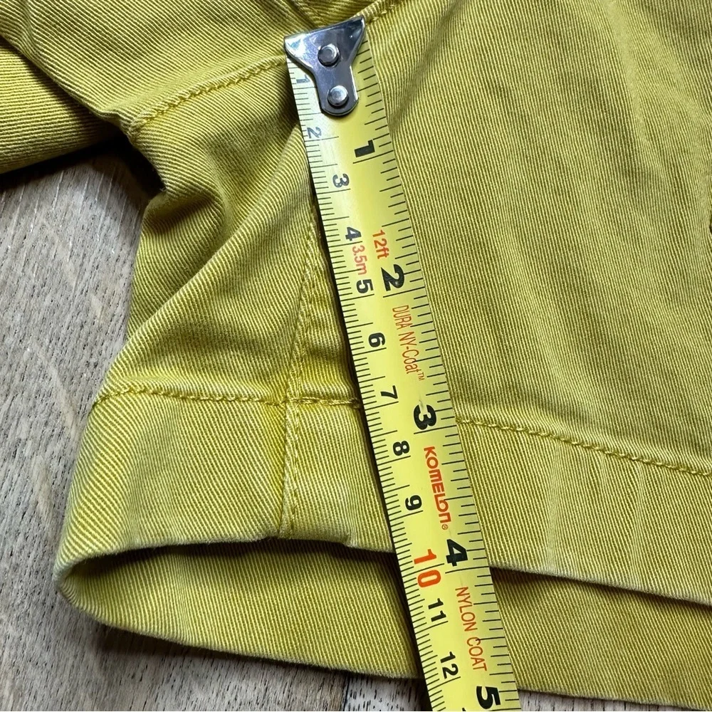 J. Crew Yellow Shorts Chino Style BF389 Size 0